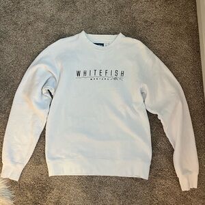 White Whitefish Montana sweatshirt
